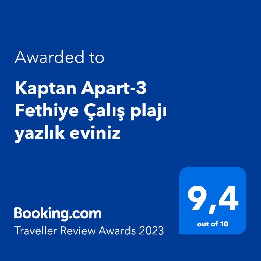 Kaptan Apart-3 Fethiye Calis Plaji Yazlik Eviniz Appartamento Esterno foto